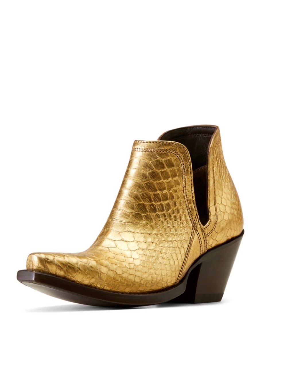 Ariat Dixon Gold Python Booties